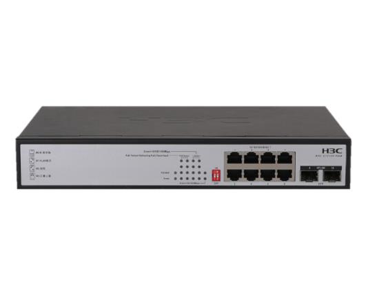 华三 H3C S1210F-HPWR 交换机 8口千兆非...