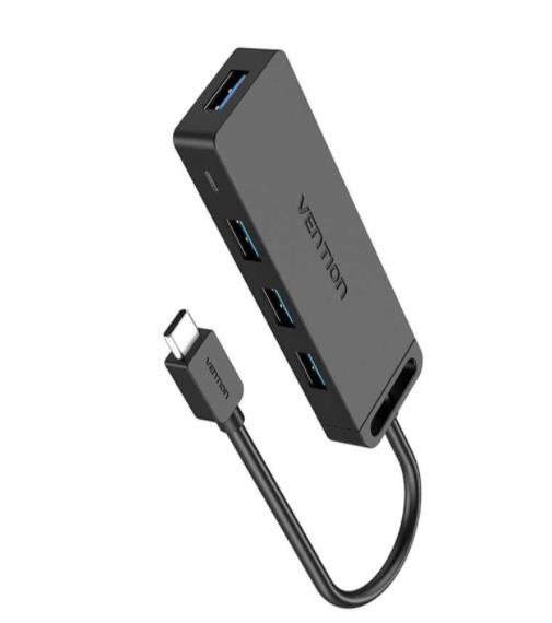 威迅 Type-C 转4口USB3.0集线器 黑色