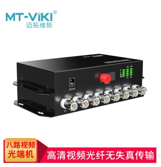 迈拓维矩 八路高清视频BNC光端机