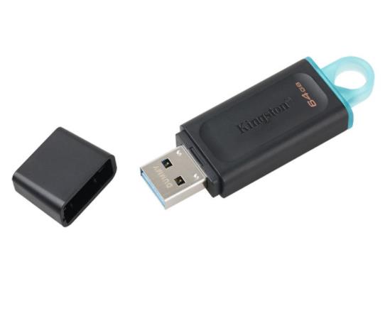 金士顿 DTX 64G 高速优盘 USB3.0 黑色