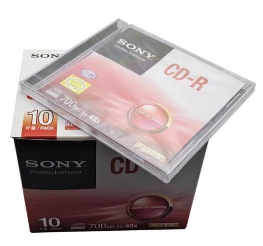索尼(Sony) CD-R 48速700MB 10片装 ...
