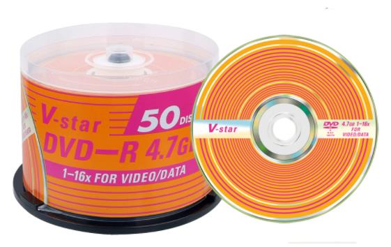 威宝 V-star 16x DVD-R 50片/桶 刻录...