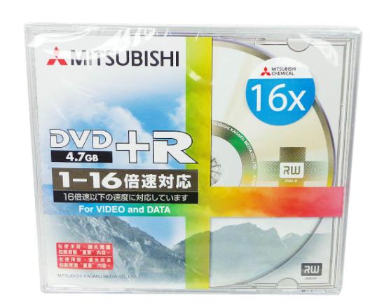 三菱 DVD+R 16速 刻录盘