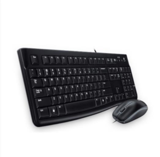 罗技(Logitech) MK120 有线键鼠套装 双U...