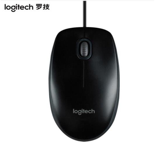 罗技（Logitech） M100r 有线鼠标 大手鼠标...