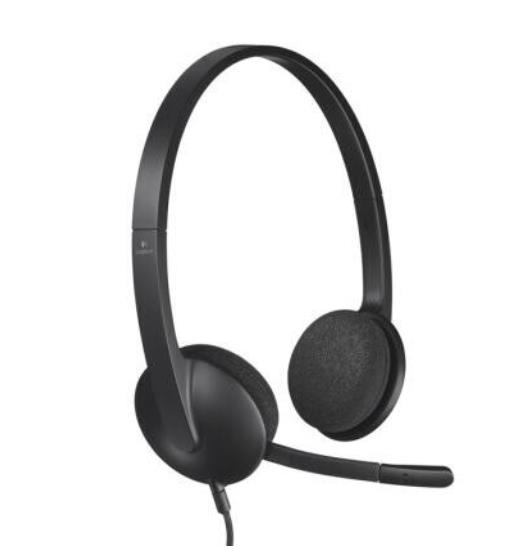 罗技（Logitech）H340立体声USB耳机带麦克风...
