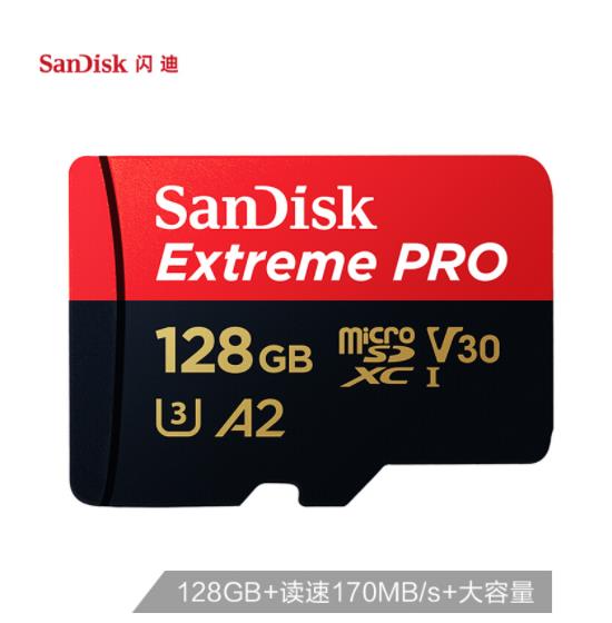 闪迪 U3 C10 V30 A2 4K 128GB TF...