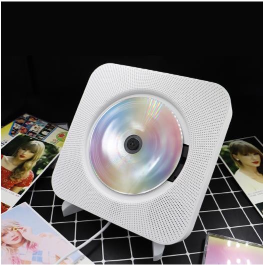 壁挂CD播放机英语光盘蓝牙音响家用便携式dvd复古音乐专...