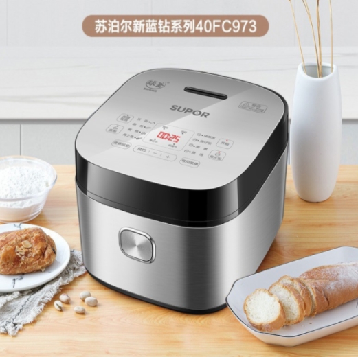 苏泊尔(SUPOR)电饭煲 家用4升蓝钻球釜胆电饭锅 4...