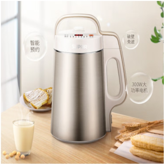苏泊尔（SUPOR）DJ12B-P65豆浆机1.2L破壁...