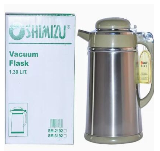 清水不锈钢玻璃内胆热水瓶/保温壶/咖啡壶SM-3192