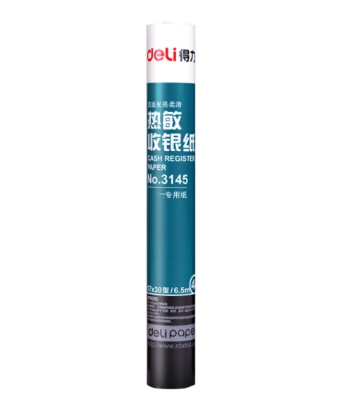 得力（deli） 热敏收银纸卷装 57*30mm/6.5...
