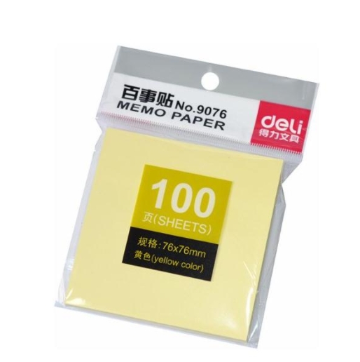 得力 9076 百事贴便利贴 76*76mm 100张 ...
