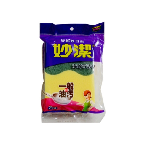 妙洁 0080 C型海绵百洁布 2片/包