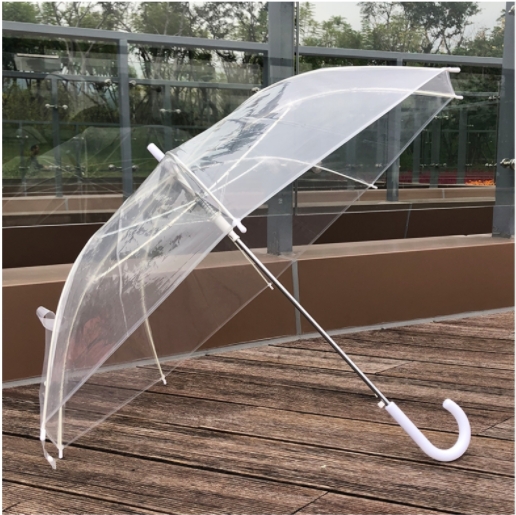 姑蘇 FZ-008 雨伞 塑料透明长柄 55cm