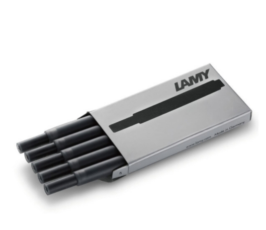 凌美(LAMY) T10 5支/盒 一次性墨水胆 黑色