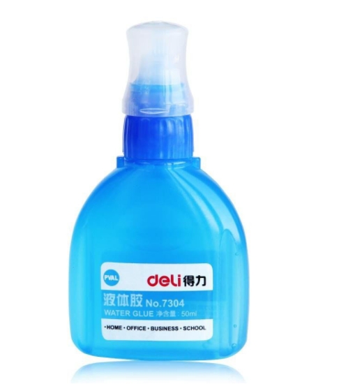 得力 7304 液体胶水 50ml  (12瓶/盒)