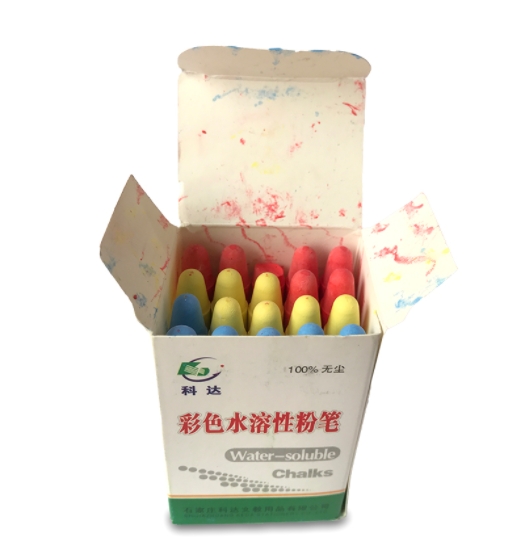 科达 无尘水溶性粉笔彩色 20支/盒 1000支/箱
